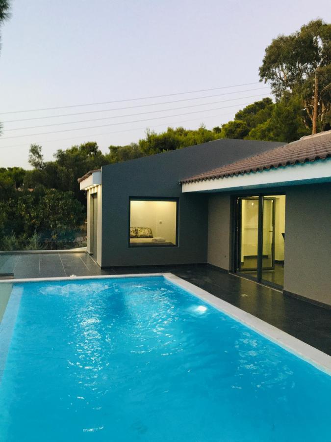 Villa Tranquility Lagonisi Exterior photo